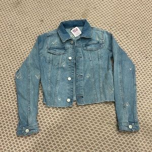 DL1961 Girls butterfly jean jacket